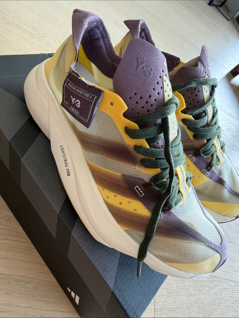 Y-3 Adizero Adios Pro 3 Men’s size 5.5/women’s size 7 - Picture 4 of 11